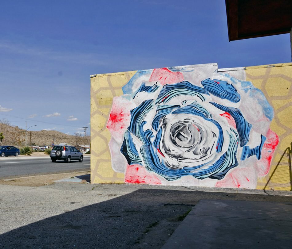 Lost In Paradise Lost Mural by Max Rippon (Yucca Valley 2018)